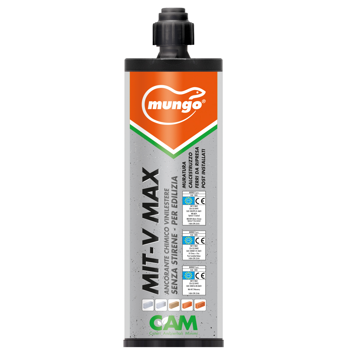 MIT-V MAX - Ancorante chimico vinilestere, senza stirene, per edilizia. CERTIFICATO