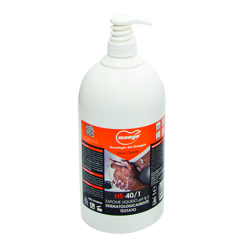 HS-40 - Sapone liquido extra-forte per la rimozione dello sporco ostinato – Con dispenser dosatore