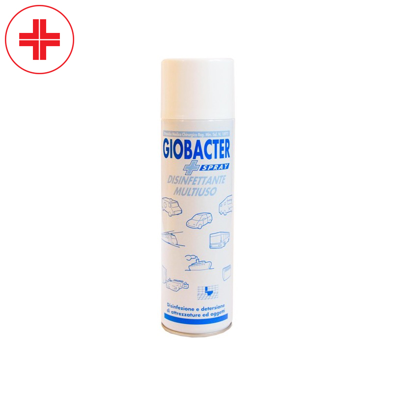 Giobacter Spray disinfettante PMC – Flacone 1000 ml - Spray Presidio Medico Chirurgico indicato per la disinfezione delle attrezzature in genere, degli strumenti e di tutto il materiale che necessita di un'accurata disinfezione ad esclusione dell'impiego nel settore alimentare