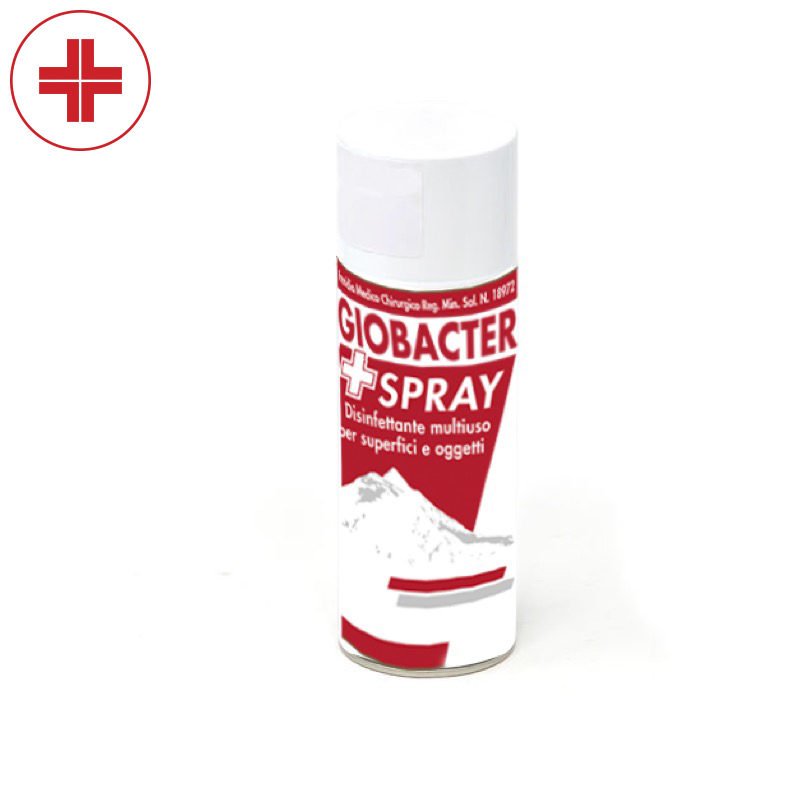 Giobacter Spray disinfettante PMC – Flacone 1000 ml - Spray Presidio Medico Chirurgico indicato per la disinfezione delle attrezzature in genere, degli strumenti e di tutto il materiale che necessita di un'accurata disinfezione ad esclusione dell'impiego nel settore alimentare