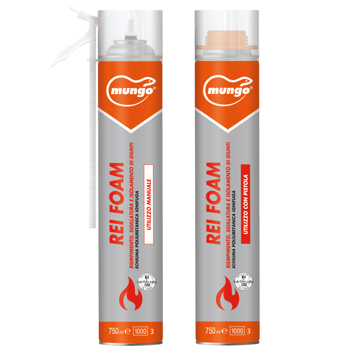 REIFOAM - Utilizzo Manuale - Schiuma poliuretanica resistente al fuoco