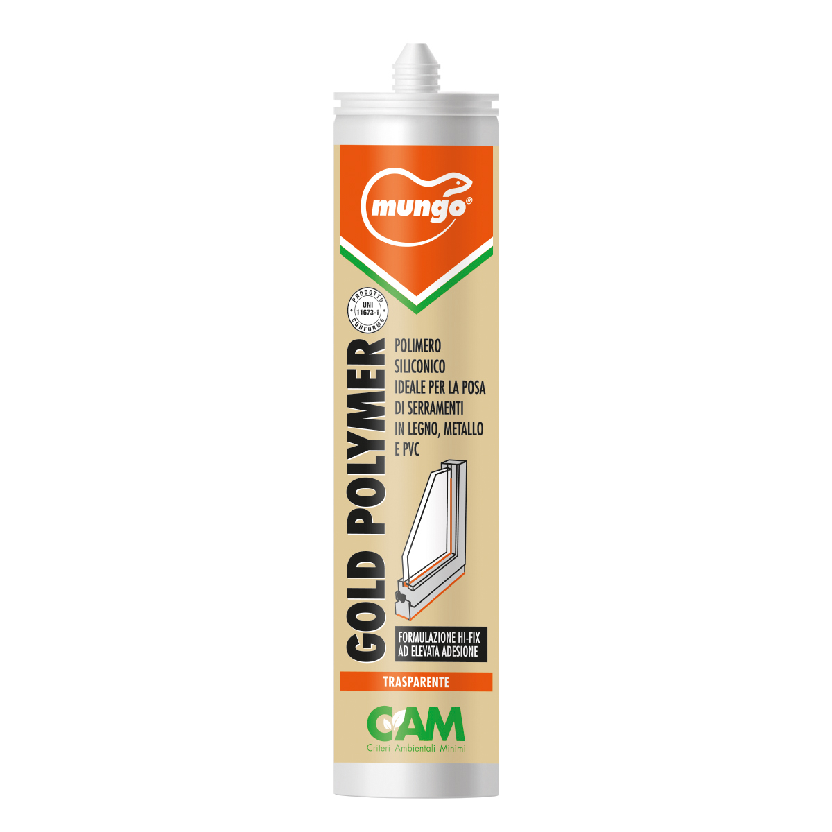 GOLD POLYMER - Polimero per serramenti Hi-Fix ad elevata adesione CERTIFICATO LEED® IEQ-Credits 4.1 Adesivi e sigillanti