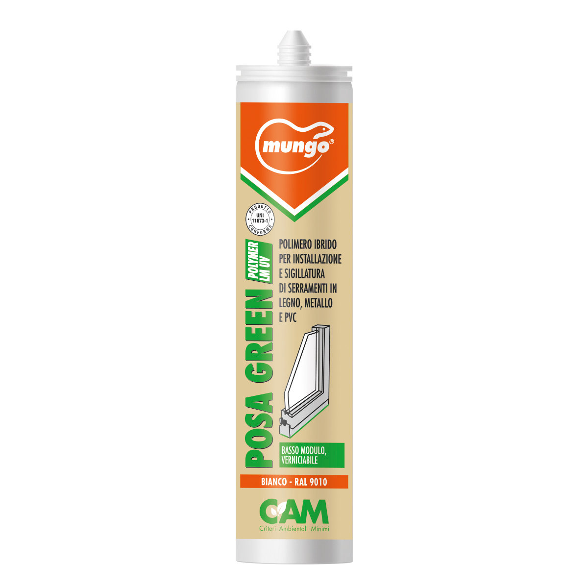 POSA GREEN POLYMER LM UV - Polimero sigillante adesivo a basso modulo, di nuova generazione, verniciabile e resistente ai raggi UV