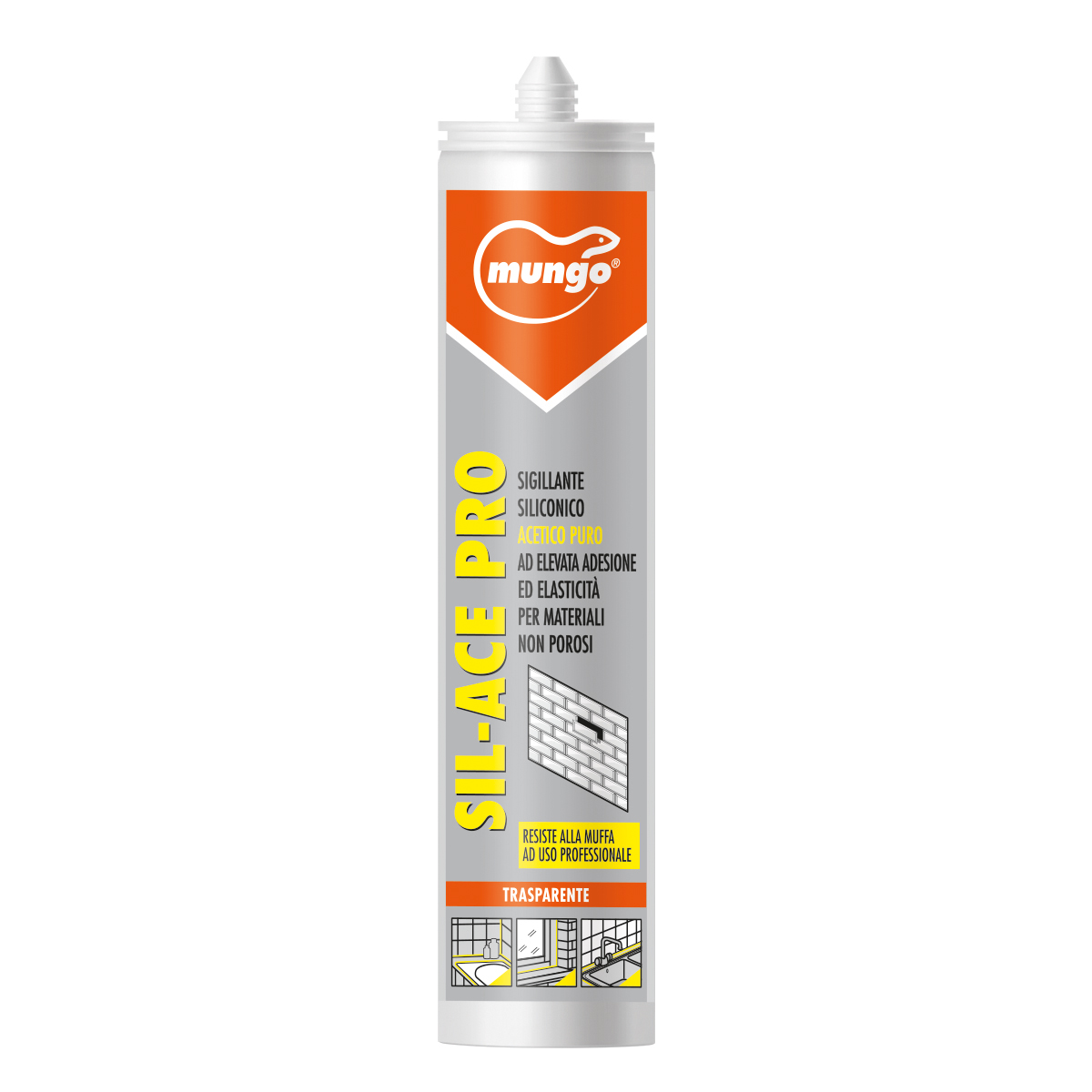 SIL-ACE PRO - Silicone acetico Trasparente + Gamma Colori